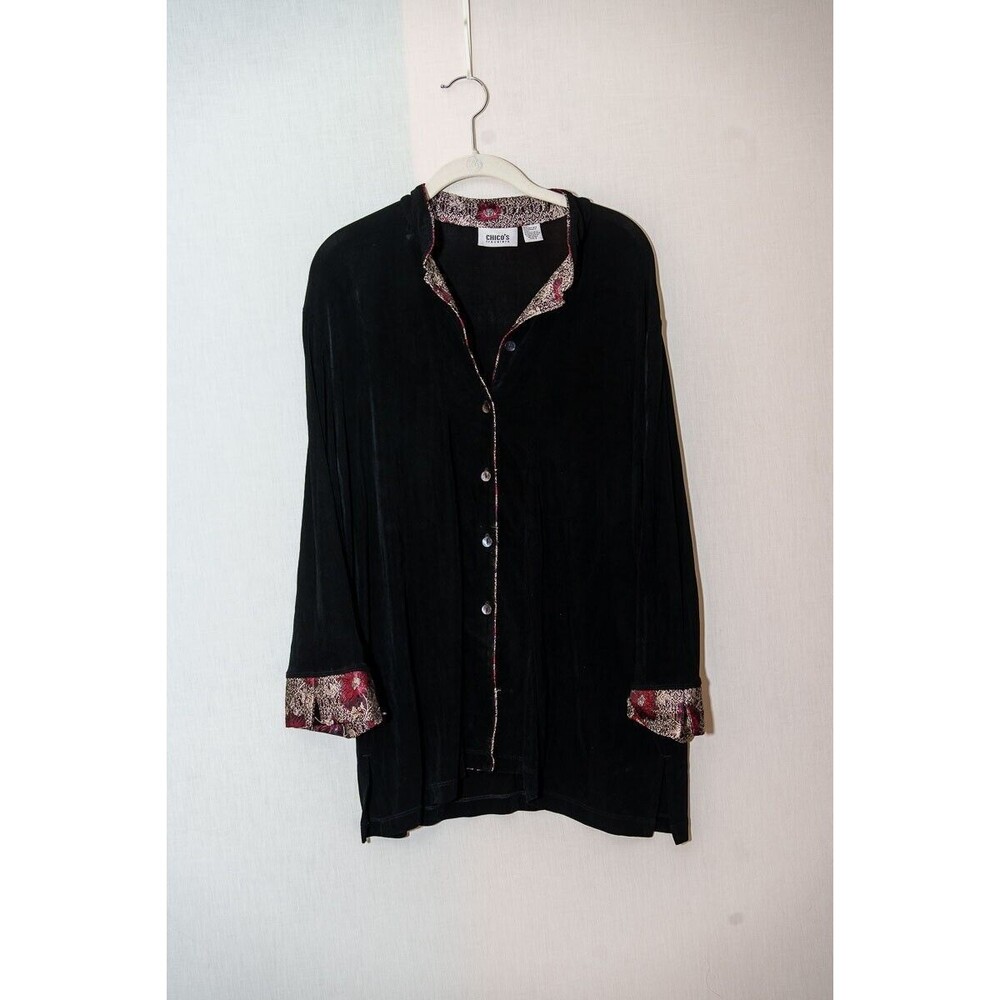 Chico's Travelers womens jacket cardigan shacket 3 XL